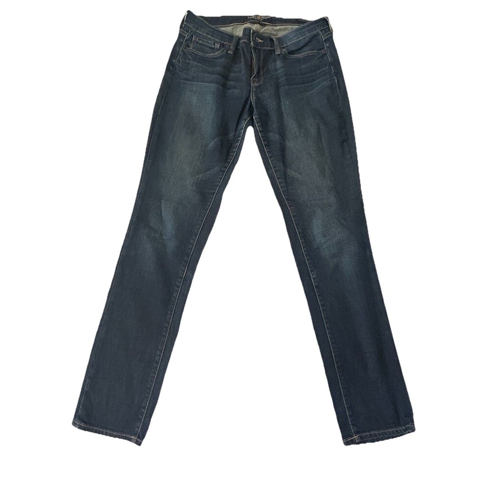 Lucky Brand Charlie Skinny Jeans Womens 10 Dark Wash Stretch Denim Mid Rise